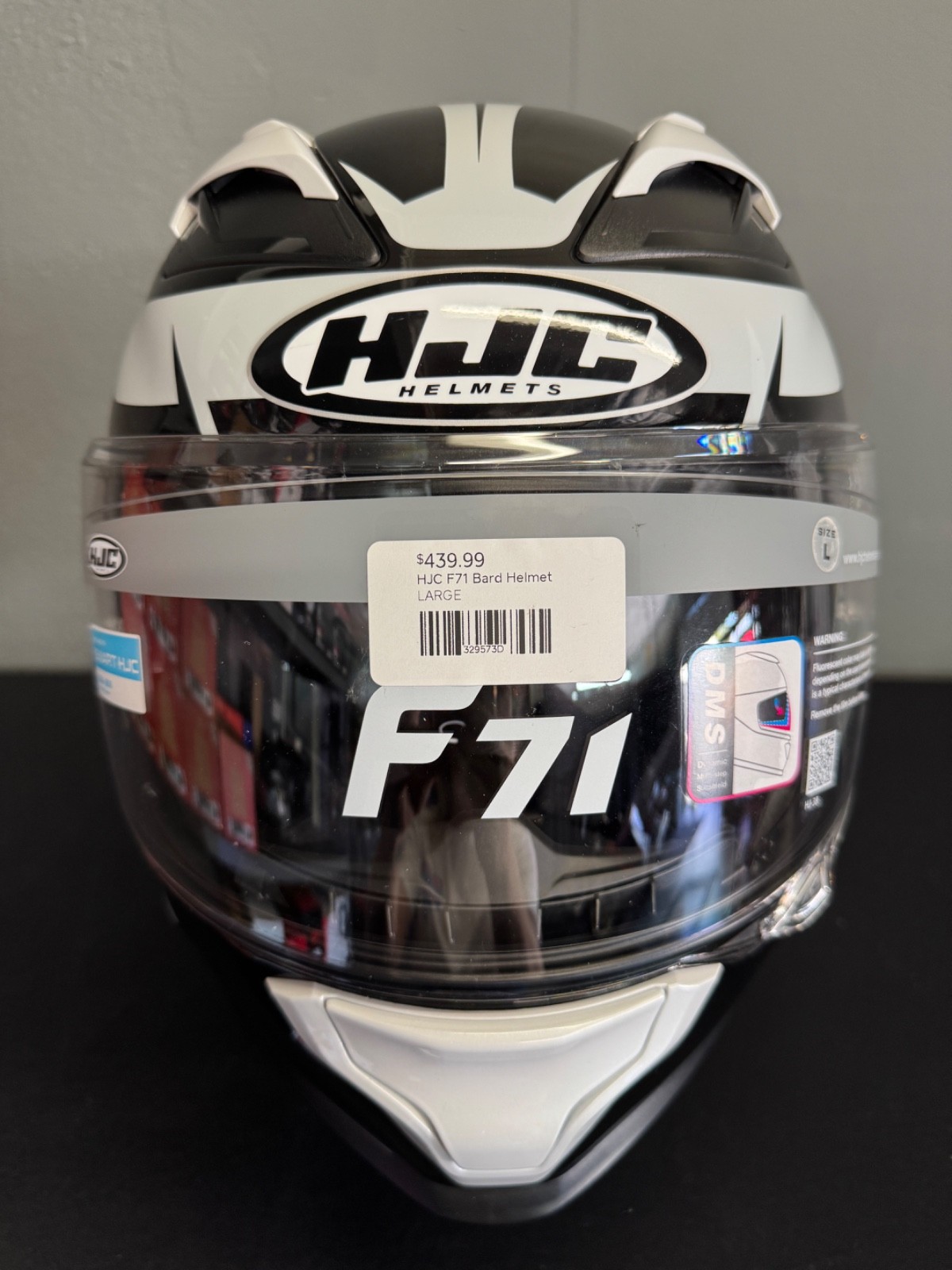 HJC F71 Bard Helmet Large Full Face Sun Shield with Pinlock NIB