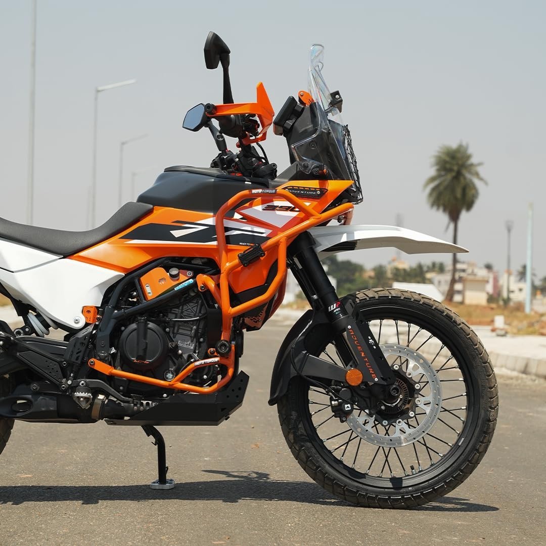 Moto Torque Crash Guard fitsr 2025 KTM 250/390 Adventure/Adventure X (Orange)