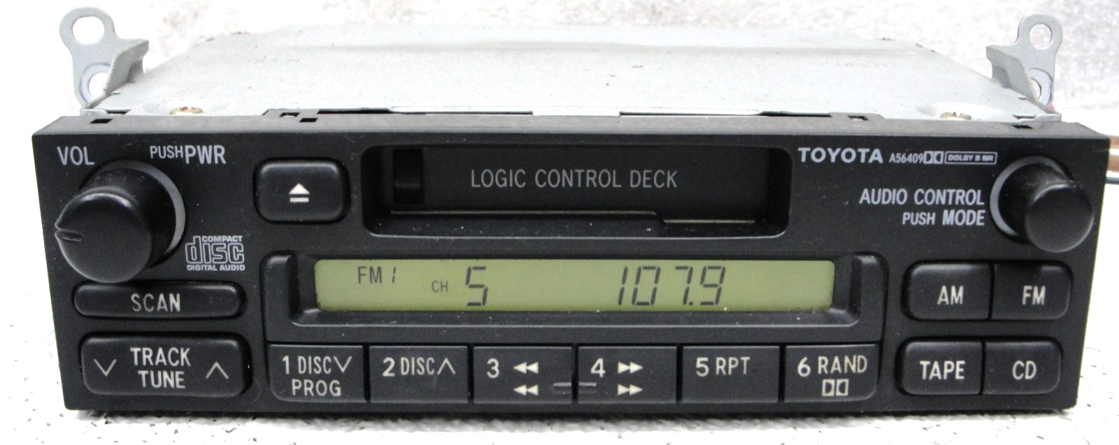 Toyota OEM AM/FM radio tuner dash unit A56409 4runner Tacoma RAV4 Corolla 90-02