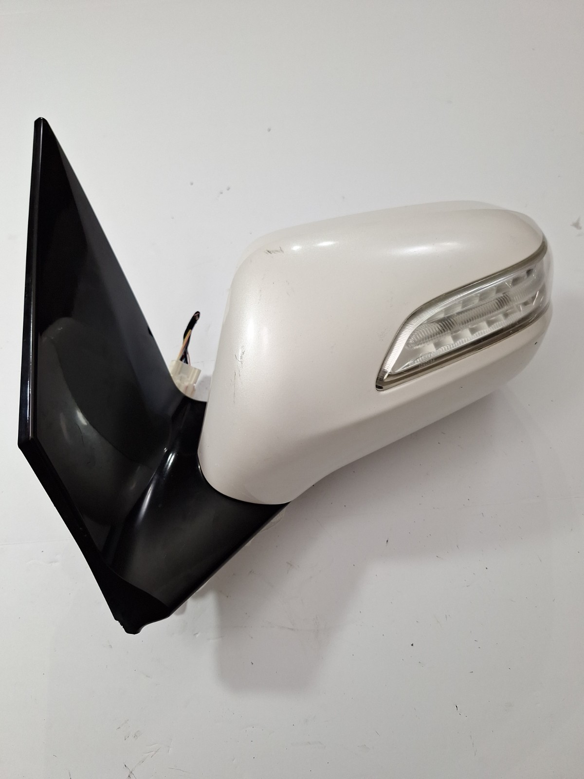 07-09 Acura MDX  Mirror Driver Side Left white 607385 L1