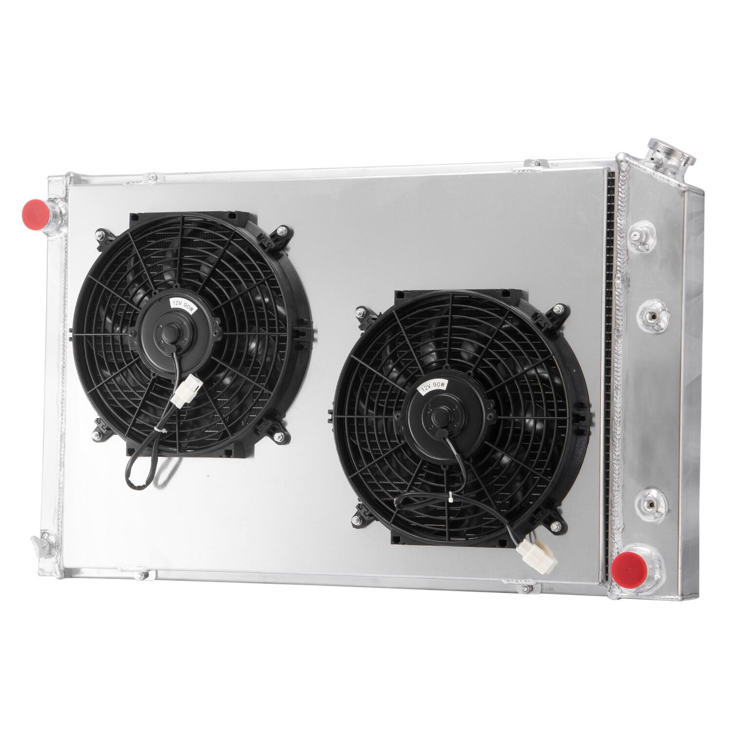 3 Row Radiator Shroud Fan fit 1973-91 Chevy C/K 10 20 30 GMC Jimmy 5.7L AT CC716