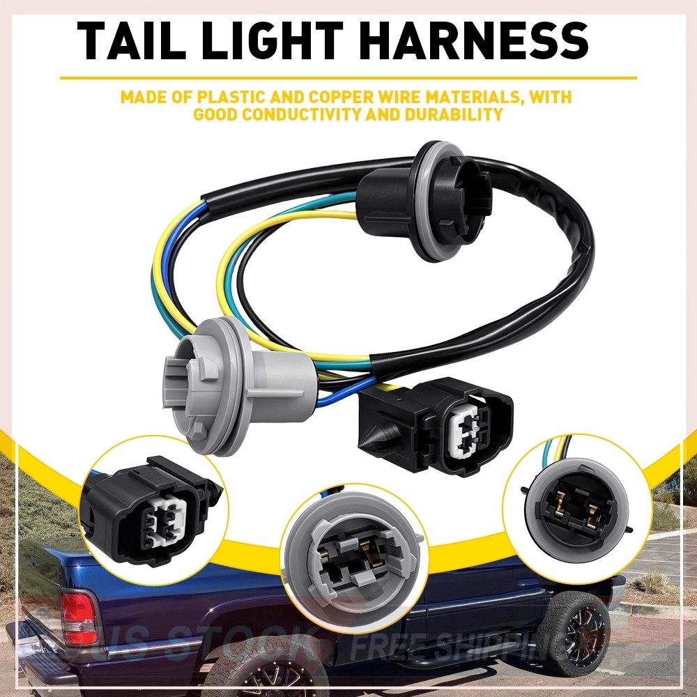 56021369 For 1994-2001 Dodge Ram 1500 2500 Tail Light Lamp Wiring Harness Wire