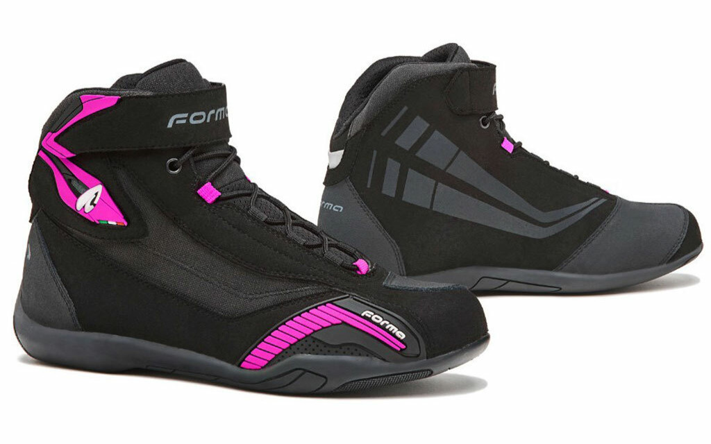 Forma GENESIS Lady womens motorcycle boots, UNBOXED street riding shoe ride pink