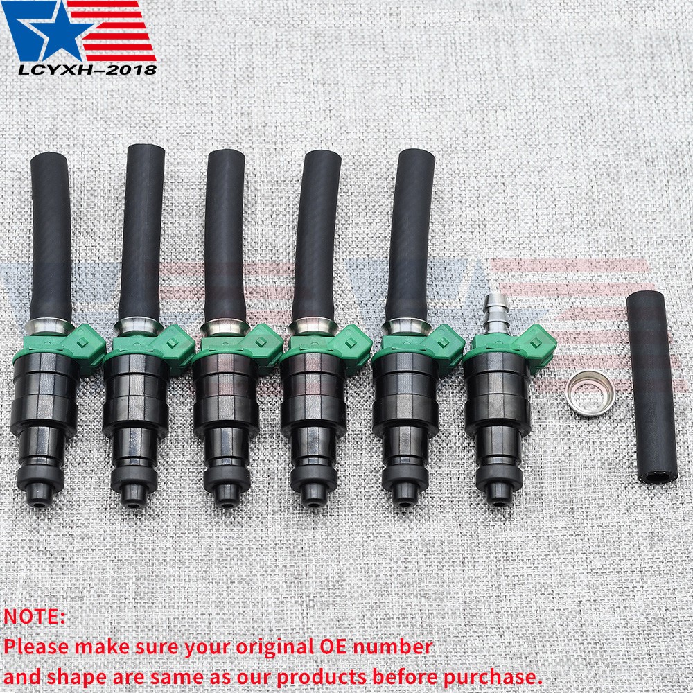 6Pcs Fuel Injectors For Mercedes Benz W114 W116 R107 C107 M110 M114 0280150035