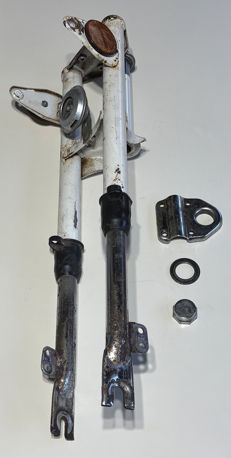1978-93 Columbia Commuter Front End, Forks L & R, Bar Mount original OEM / USED