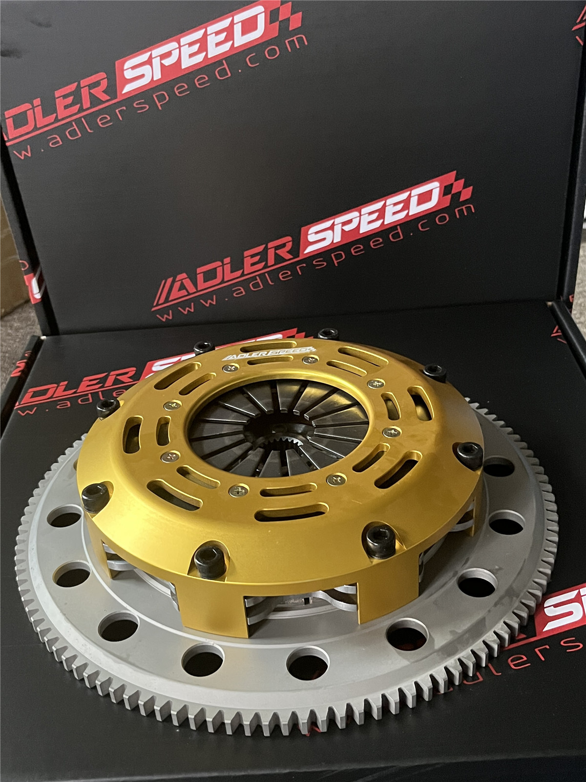 ADLERSPEED Race Twin Disc Clutch Kit For Lancer Evo Evolution 4 5 6 7 8 9 Medium ADLERSPEED Race Twin Disc Clutch Kit For Lancer Evo Evolution 4 5 6 7 8 9 Medium