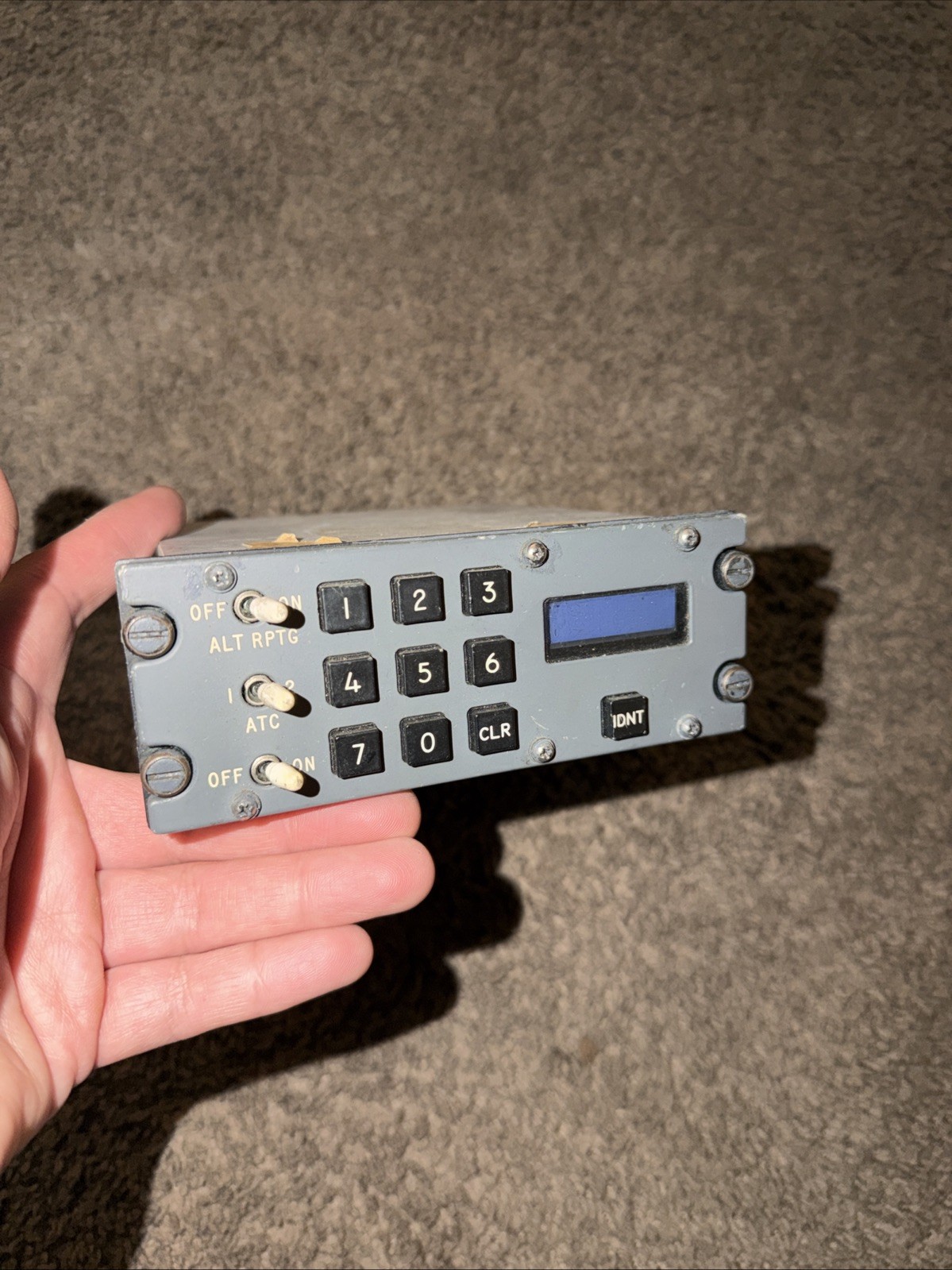 Boeing 737 ATC Transponder TCAS Control Panel Gables G6990 Keyboard Avionics Boeing 737 ATC Transponder TCAS Control Panel Gables G6990 Keyboard Avionics