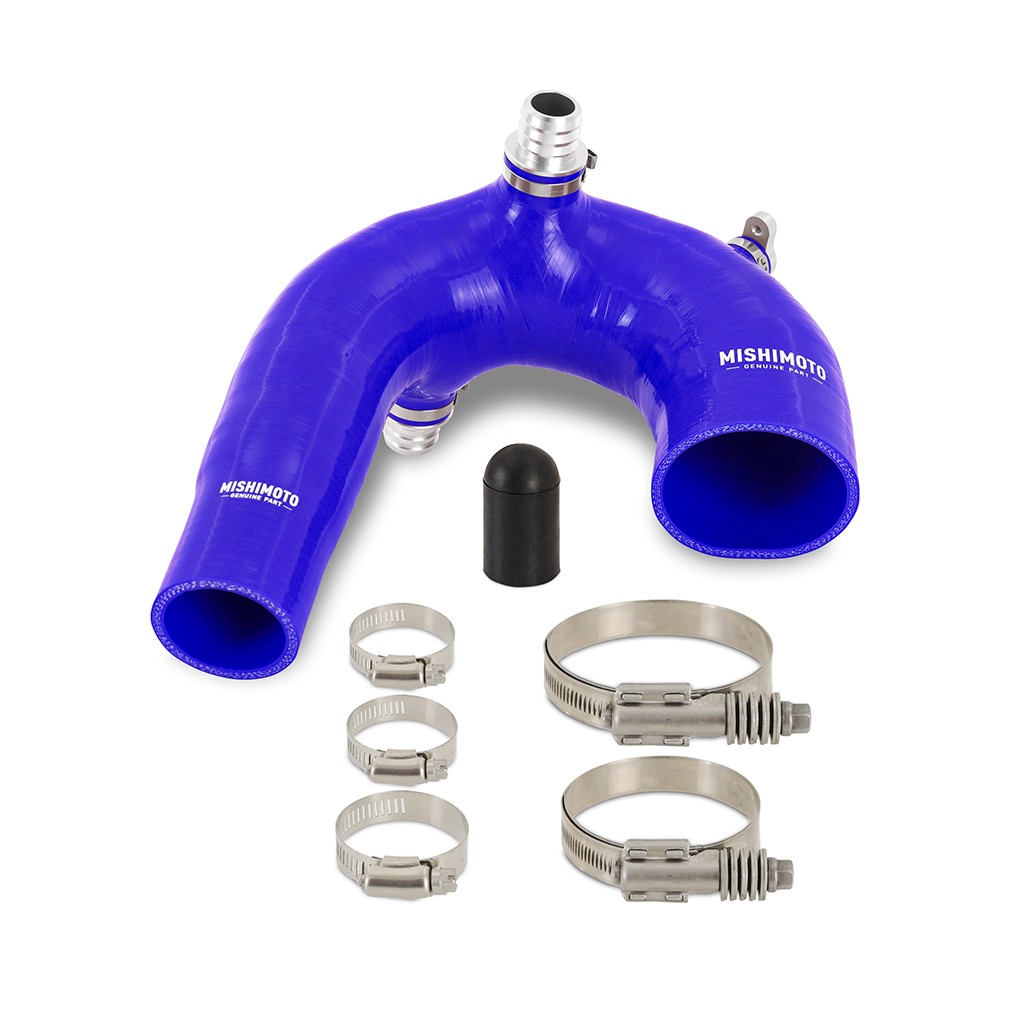 Mishimoto Silicone Intake J-Tube, Fits Polaris RZR XP Turbo 2016+, Blue Mishimoto Silicone Intake J-Tube, Fits Polaris RZR XP Turbo 2016+, Blue