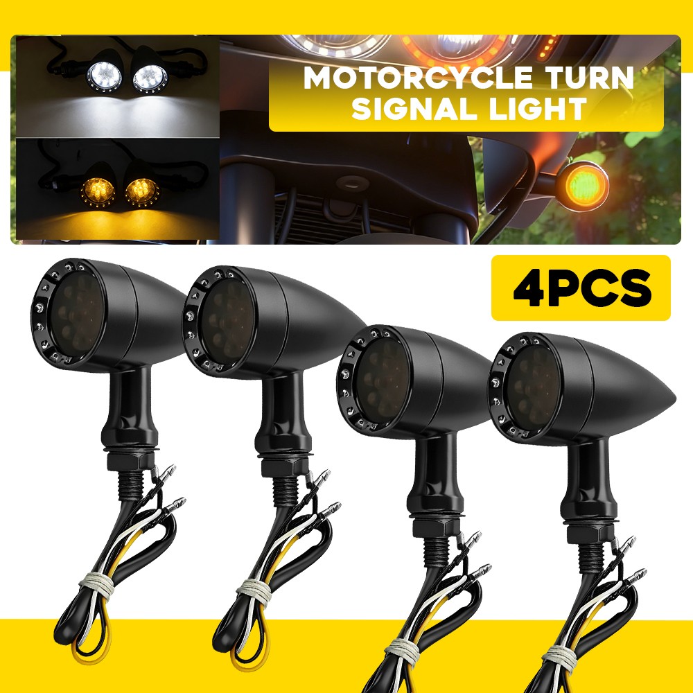 Motorcycle LED Turn Signal Blinker Light For Honda Shadow Aero 1100 VT1100C3 750