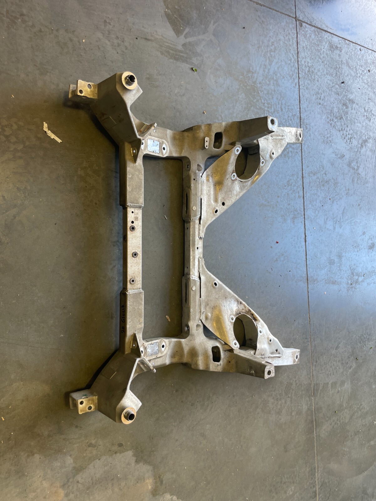 2020 Alfa Romeo Giulia 2.0L AWD Front Subframe Crossmember Cradle OEM