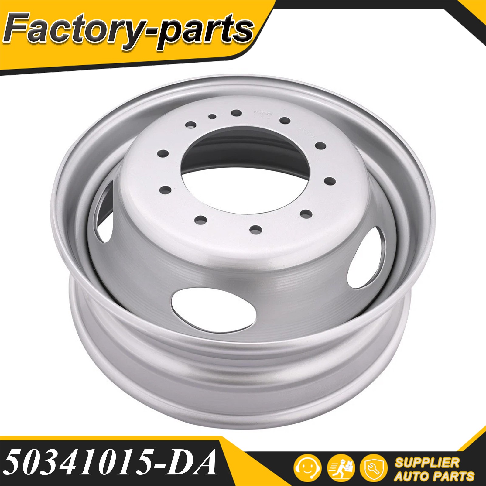 Steel Wheel Fit Dodge Ram 4500 5500 10 Lug 19.5x6 Steel Wheel Fit Dodge Ram 4500 5500 10 Lug 19.5x6