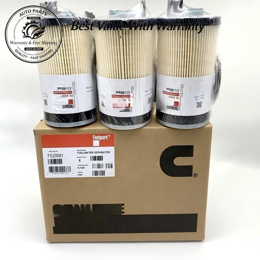 6Pcs OEM A0000904851 FS20081 Fuel Filter Water Separator FleetGuard Fits Cummins
