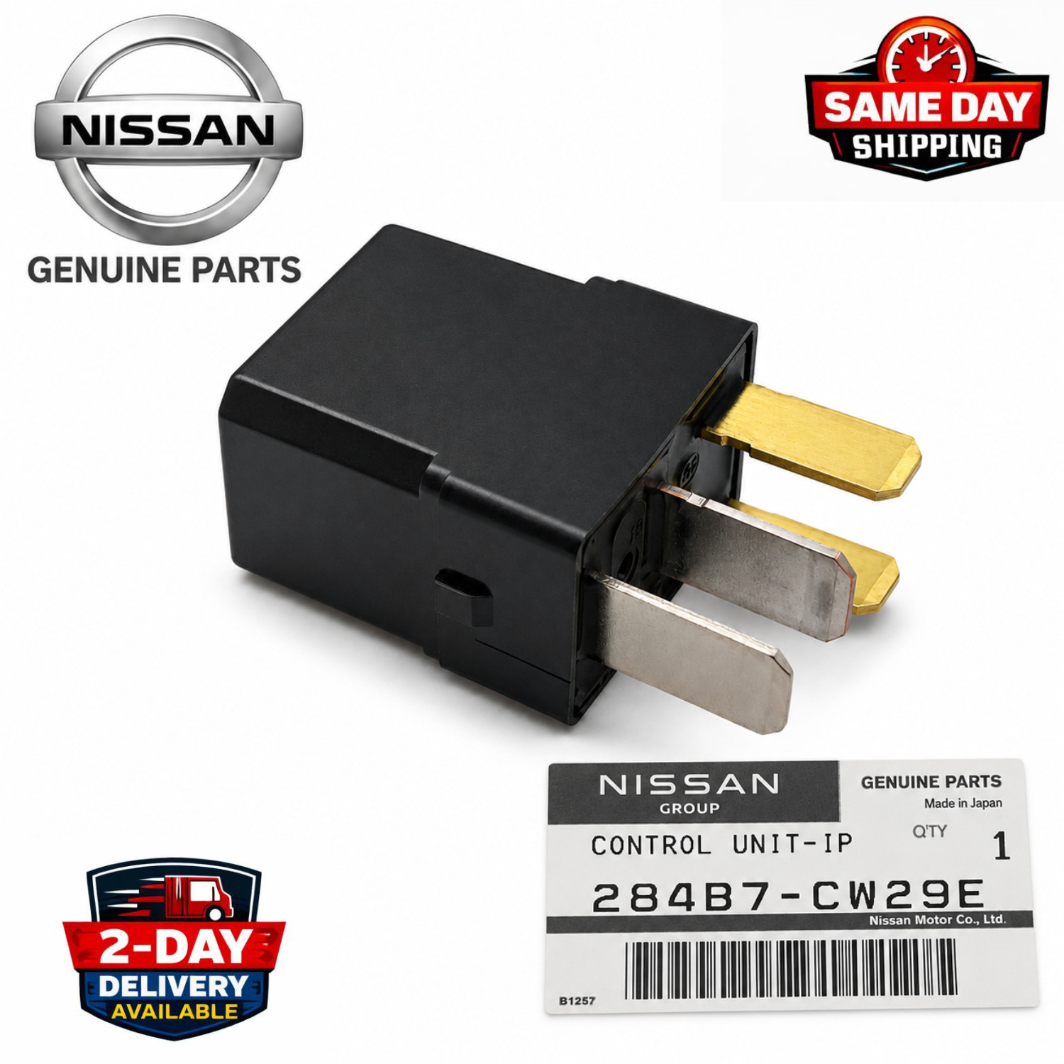 Genuine Nissan Relay 284B7-CW29E Made in Japan