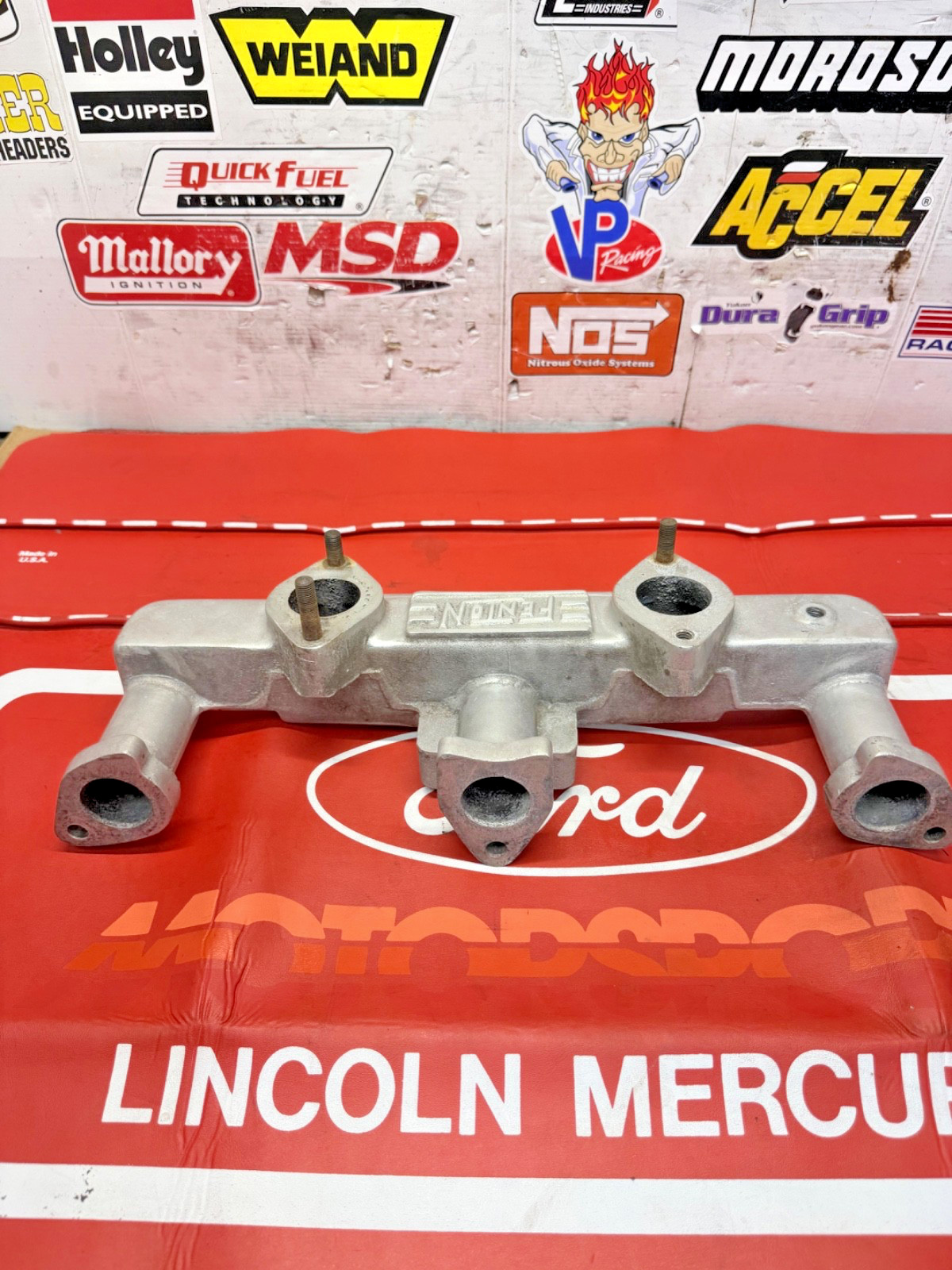 RARE FENTON FLATHEAD DODGE PLYMOUTH 6 INLINE SIX 2X1 INTAKE MANIFOLD 218 230