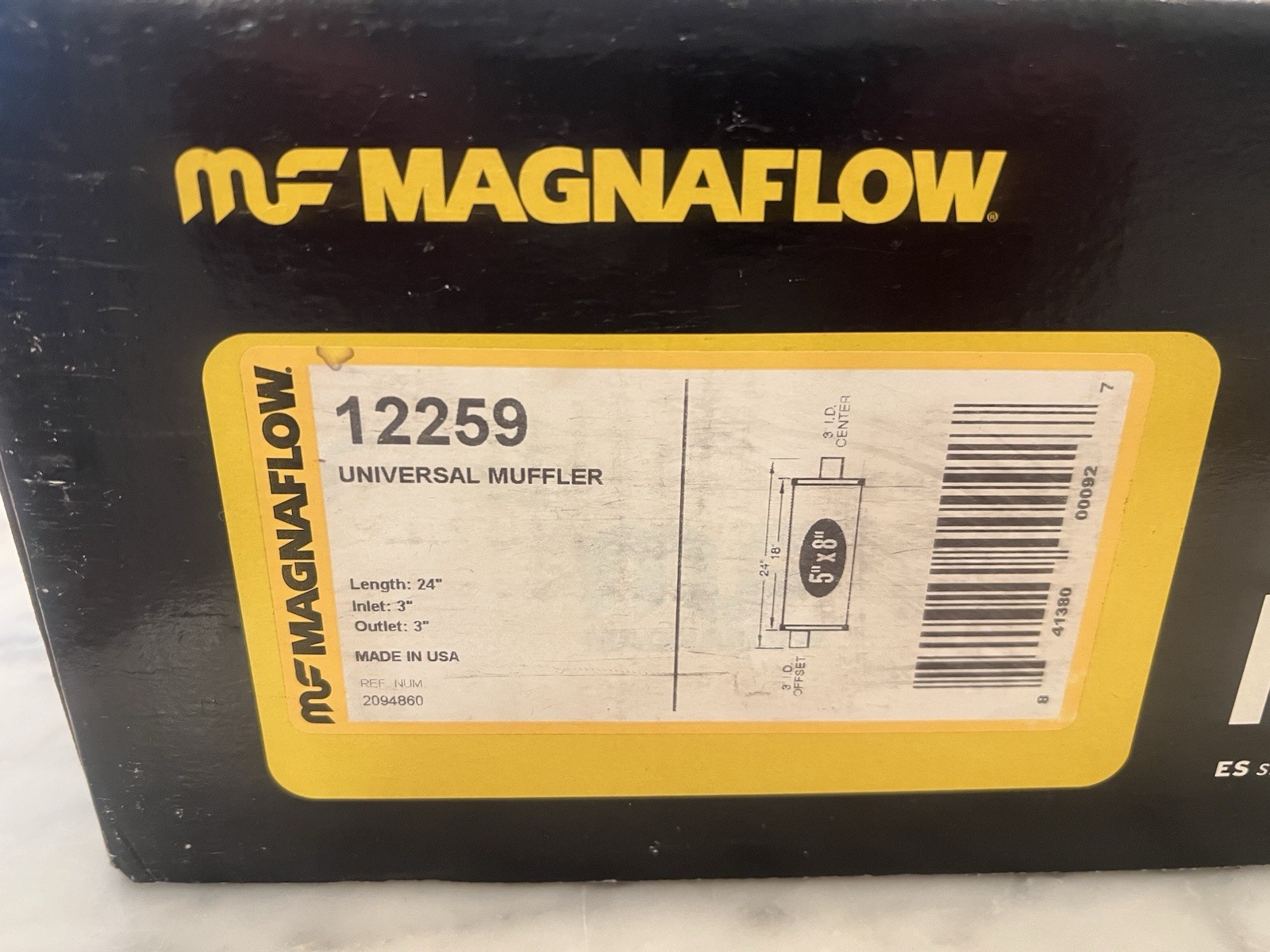 Exhaust Muffler Magnaflow 12259 Exhaust Muffler Magnaflow 12259