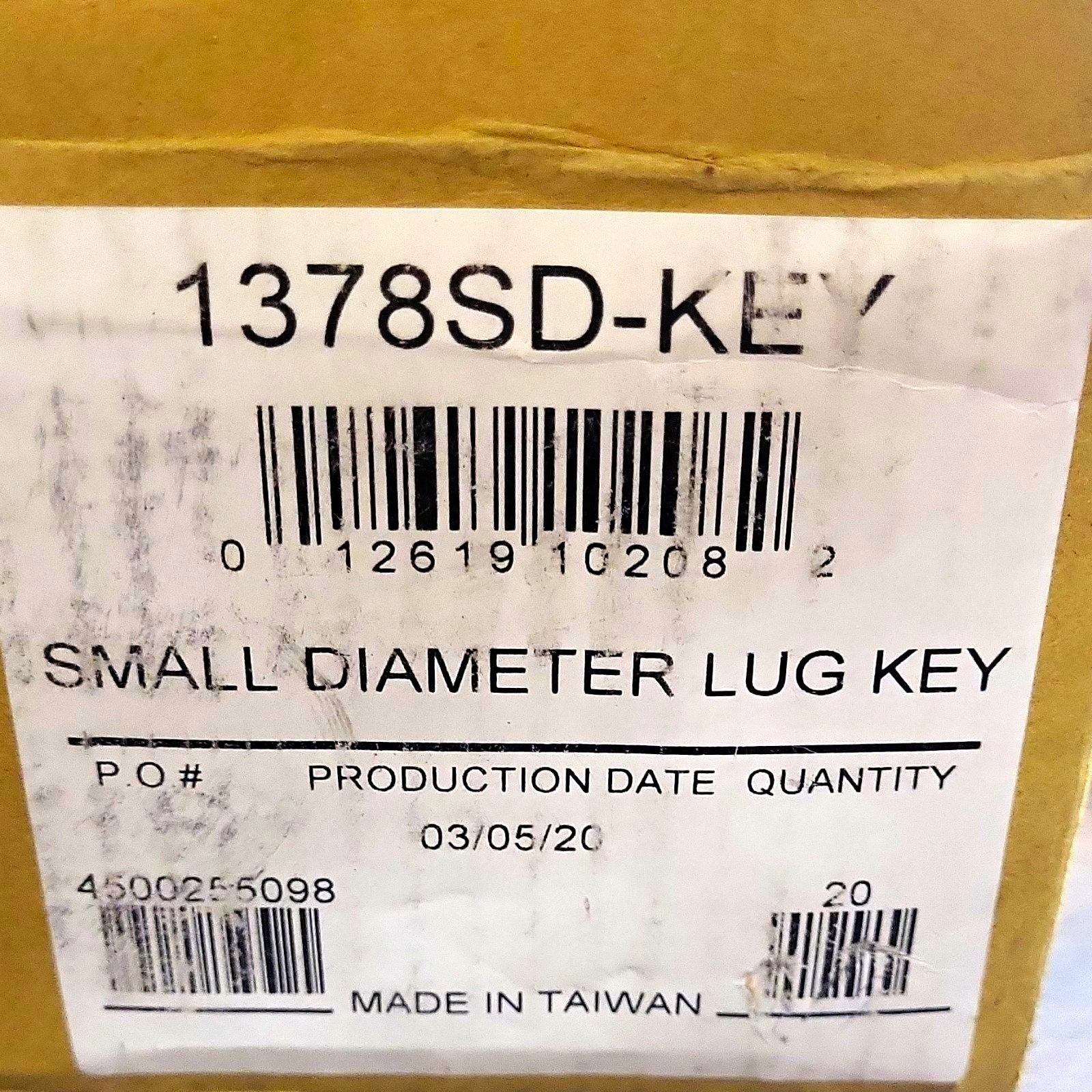GORILLA 1378SD KEY SMALL DIAMETER 6 SPLINE TRUCK DUPLEX TUNER WHEEL LUG NUT TOOL GORILLA 1378SD KEY SMALL DIAMETER 6 SPLINE TRUCK DUPLEX TUNER WHEEL LUG NUT TOOL