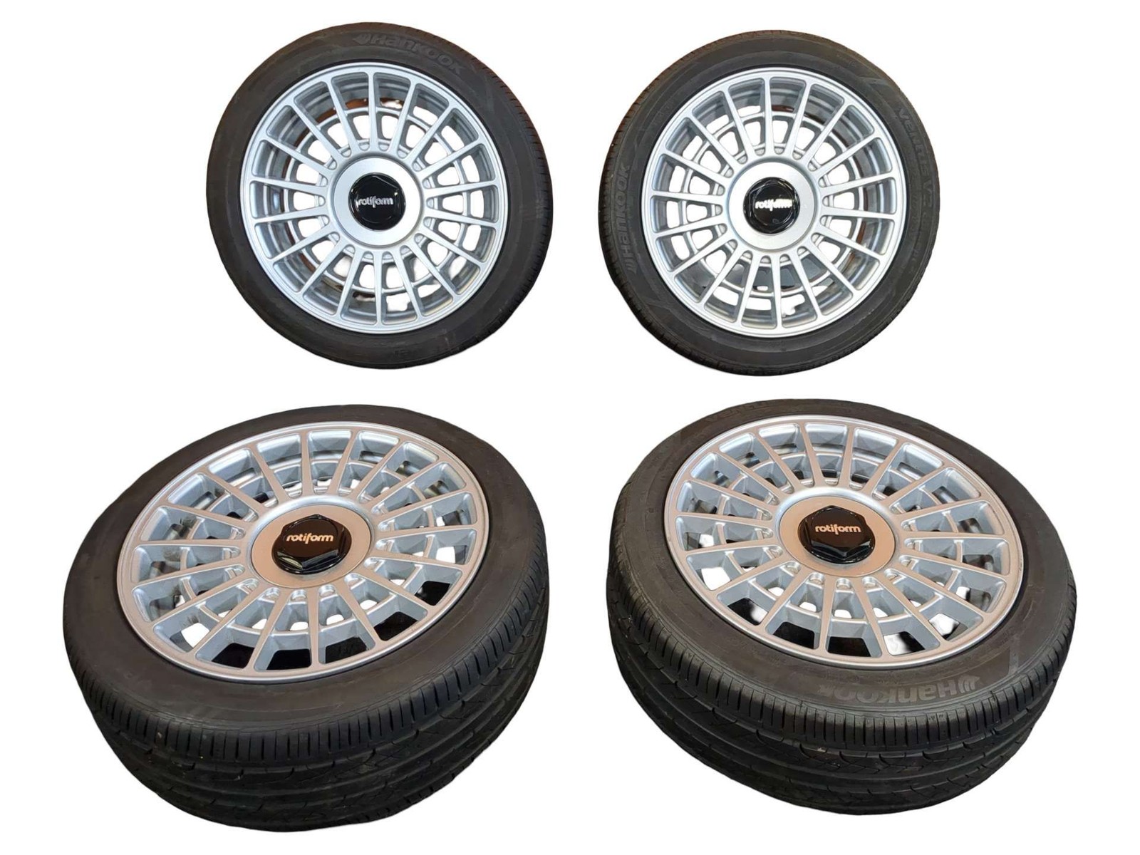 Rotiform LAS-R Wheels w Caps Silver 17x8 ET30 5x100 Ventus V2 Tires Rotiform LAS-R Wheels w Caps Silver 17x8 ET30 5x100 Ventus V2 Tires