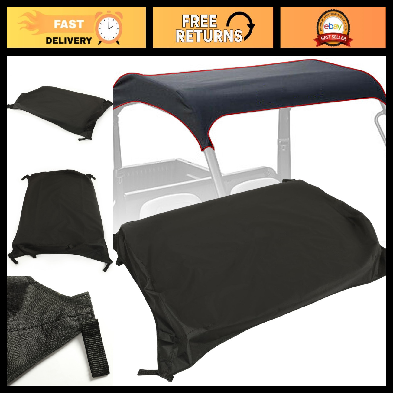 Soft Roof Cover for HPX XUV Gator - Durable, Weather-Resistant, Easy Install