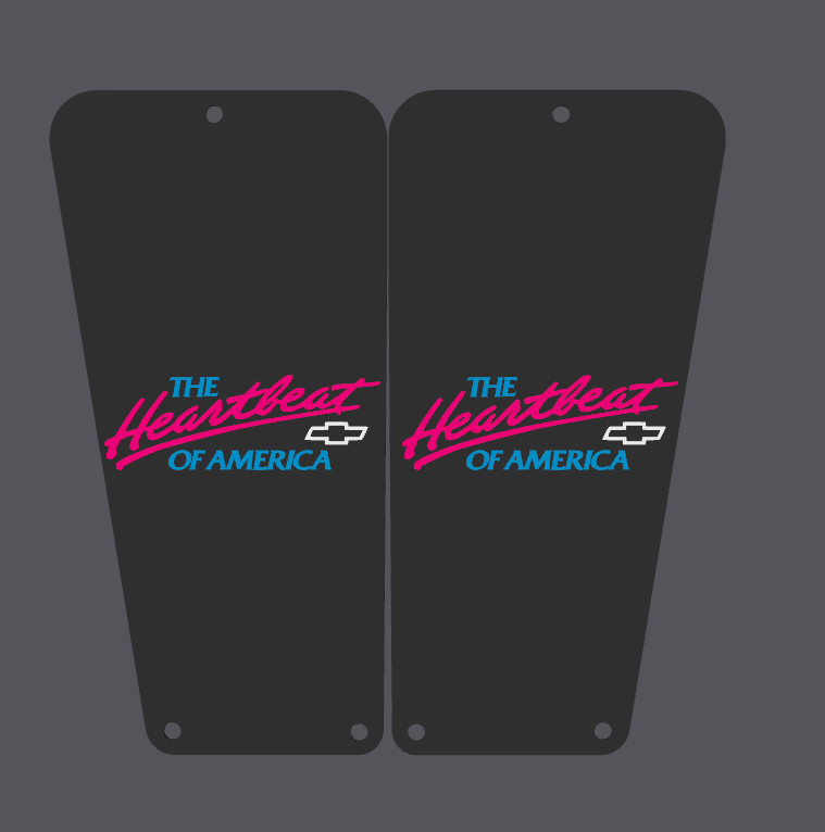 Hearbeat Of America Pink Neon OBS Door Jam Vents Custom 88-98 Chevy/GMC 2 Qty Hearbeat Of America Pink Neon OBS Door Jam Vents Custom 88-98 Chevy/GMC 2 Qty