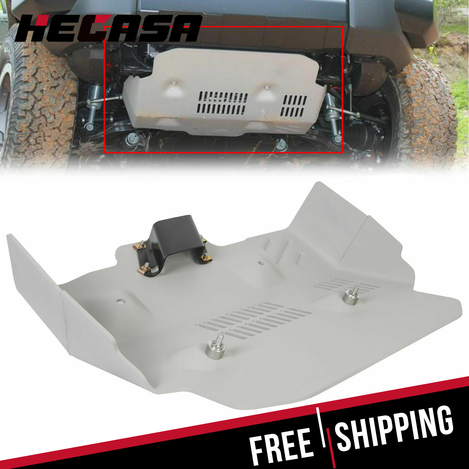 For TOYOTA 4RUNNER 14-22 & 09-14 For FJ CRUISER FRONT SKID PLATE PTR60-89190 For TOYOTA 4RUNNER 14-22 & 09-14 For FJ CRUISER FRONT SKID PLATE PTR60-89190