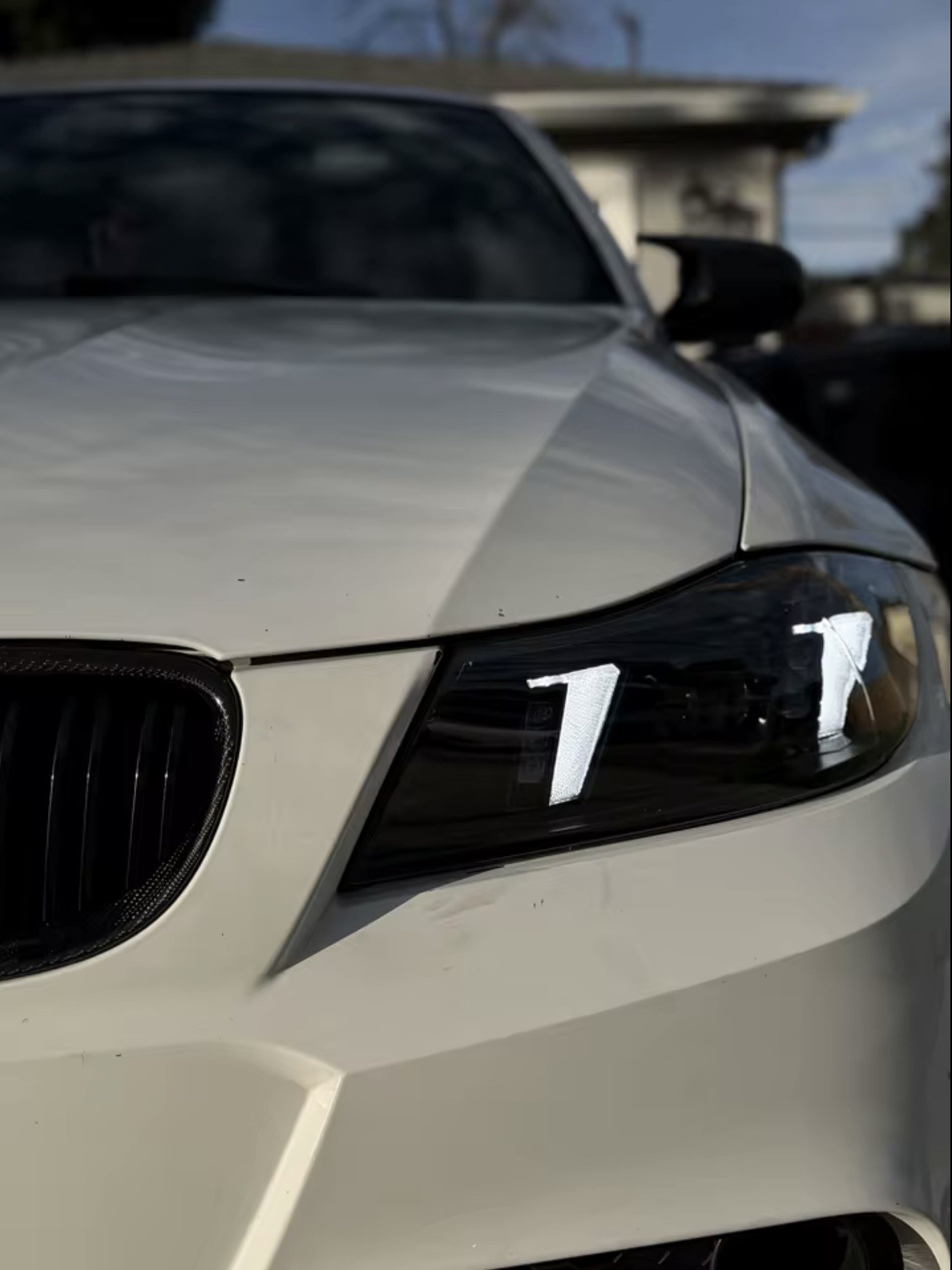 BMW E90 2005-2012 LED Headlights Snake Eyes Dual Color Switching BMW E90 2005-2012 LED Headlights Snake Eyes Dual Color Switching