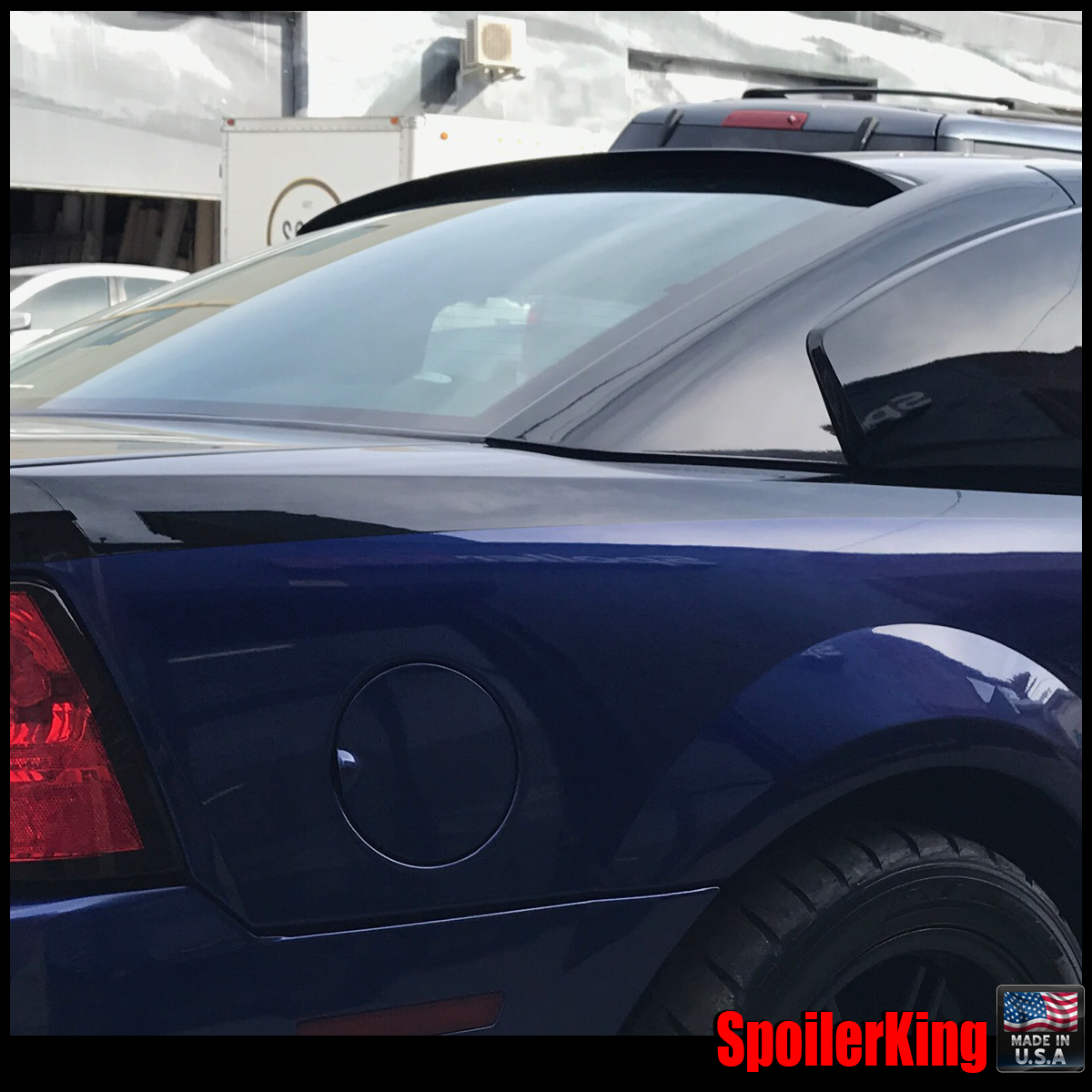 SpoilerKing #284R Rear Roof Spoiler Window Wing (Fits: Ford Mustang 99-04 2dr) SpoilerKing #284R Rear Roof Spoiler Window Wing (Fits: Ford Mustang 99-04 2dr)