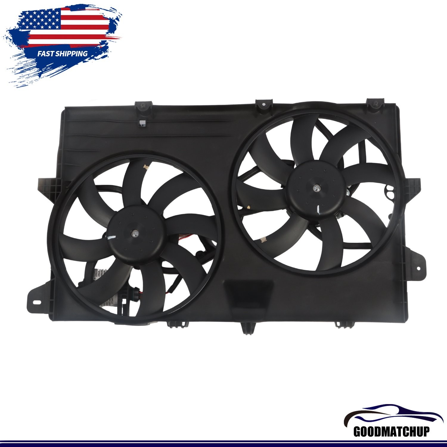 7T4Z8C607A CT4Z8C607B For Ford Edge 2007 2008-2014 Radiator Cooling Fan Assembly