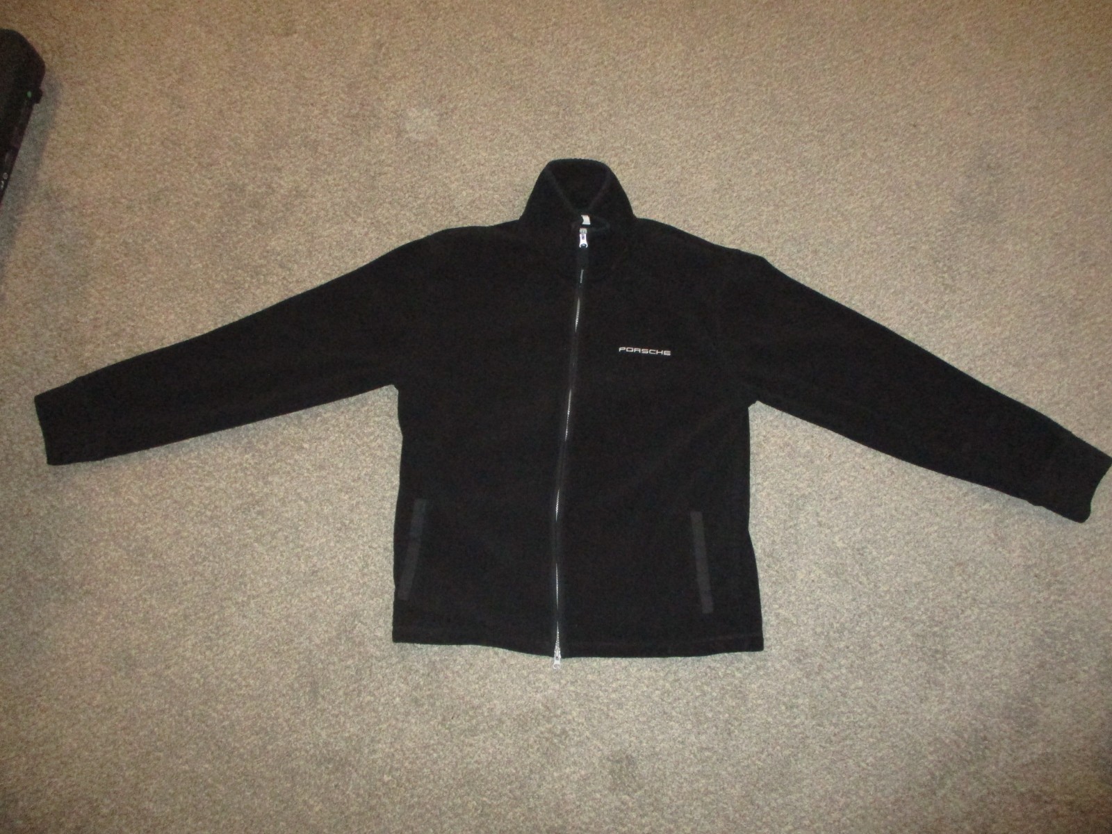 Rare original Porsche RS Spyder Le Mans Race Car Factory Zip up Sweater Jacket L