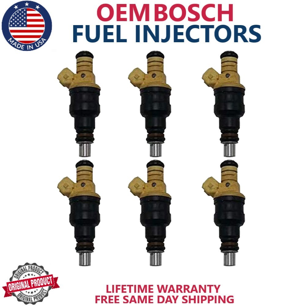 6x Bosch Fuel Injectors Fits 1988-1989 Chysler New Yorker 3.0L V6 #0280150812
