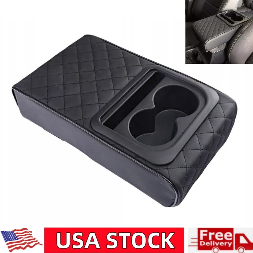 Car Armrest Cushion Multifunctional Armrest Cushion with Cup Holder Phone Holder Car Armrest Cushion Multifunctional Armrest Cushion with Cup Holder Phone Holder