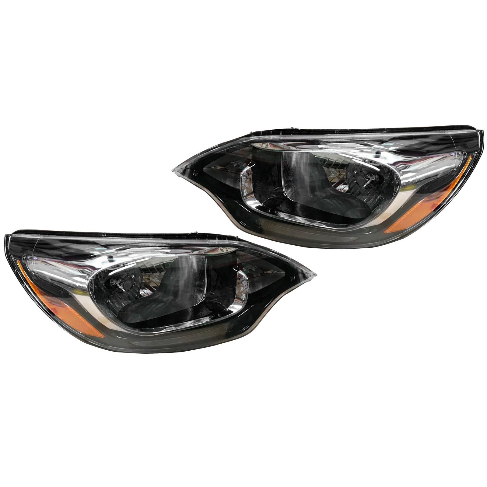 For 2012 2017 Kia Rio Sedan Halogen Headlight Assembly Left Right Pair Set 2pc For 2012 2017 Kia Rio Sedan Halogen Headlight Assembly Left Right Pair Set 2pc