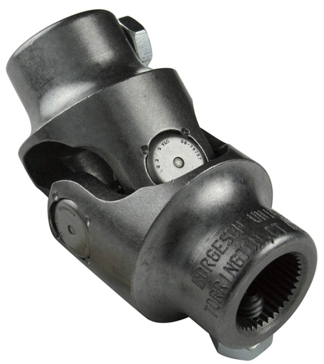 Borgeson 014064 Steel Single Steering U-Joint 13/16In-36 Spl X 3/4In Smooth Bore