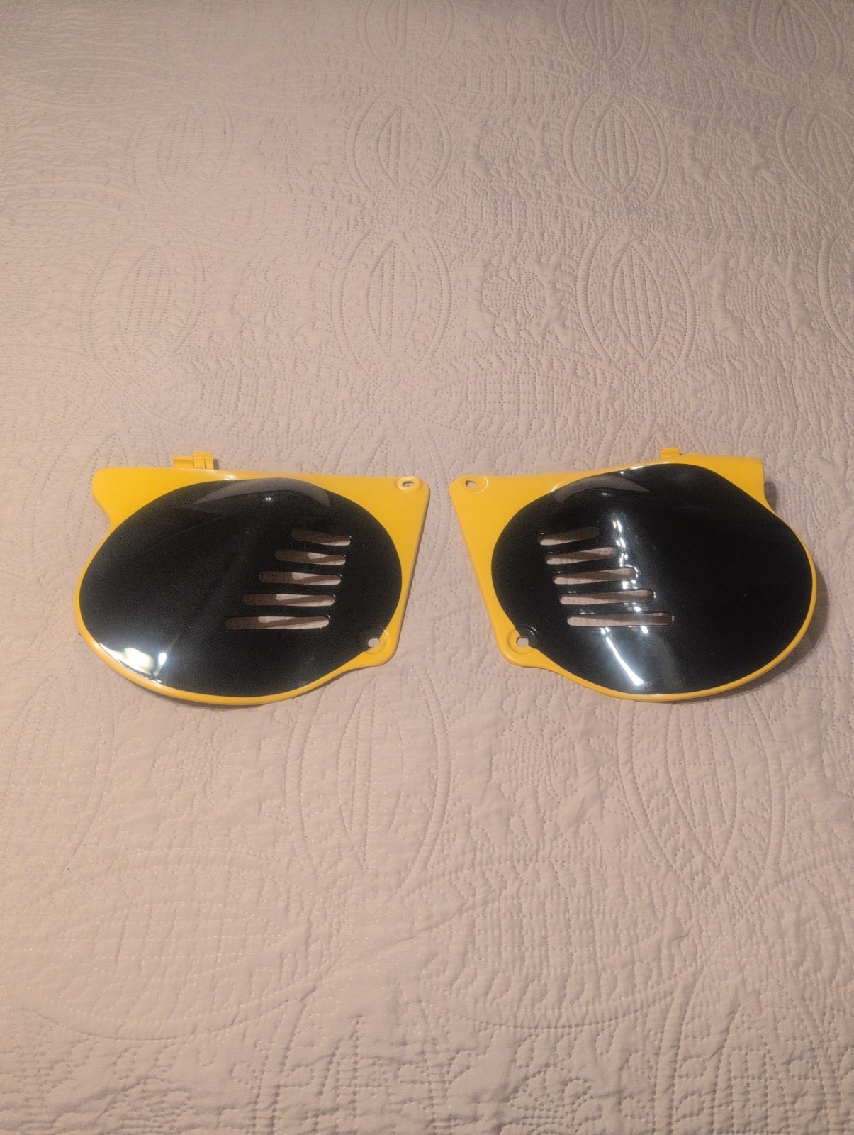 76 77 78 Suzuki RM125 Side Numberplates OEM NOS RM125 RM 76 77 78 Suzuki RM125 Side Numberplates OEM NOS RM125 RM