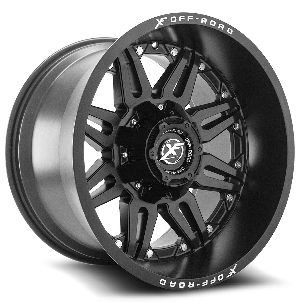 20x14 XF Off-Road XF-204 Matte Black Wheel 8x170/8x6.5 (-76mm)