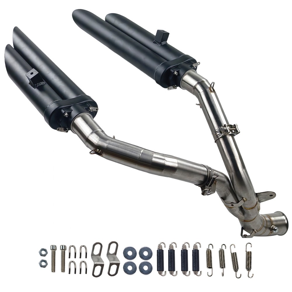 For Yamaha YZF R1 2009 -2014 YZFR1 YZF-R1 Exhaust Front Mid Pipe Muffler Tips US For Yamaha YZF R1 2009 -2014 YZFR1 YZF-R1 Exhaust Front Mid Pipe Muffler Tips US
