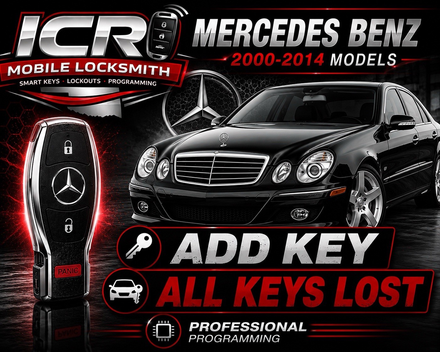 Mercedes-Benz | ALL KEYS LOST | ADD KEY | Key Programming Service
