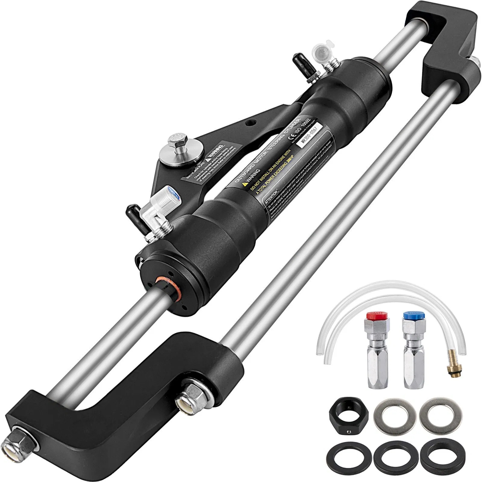 300HP Hydraulic Outboard Steering Cylinder Front Mount Teleflex Marine HC5358-3 300HP Hydraulic Outboard Steering Cylinder Front Mount Teleflex Marine HC5358-3