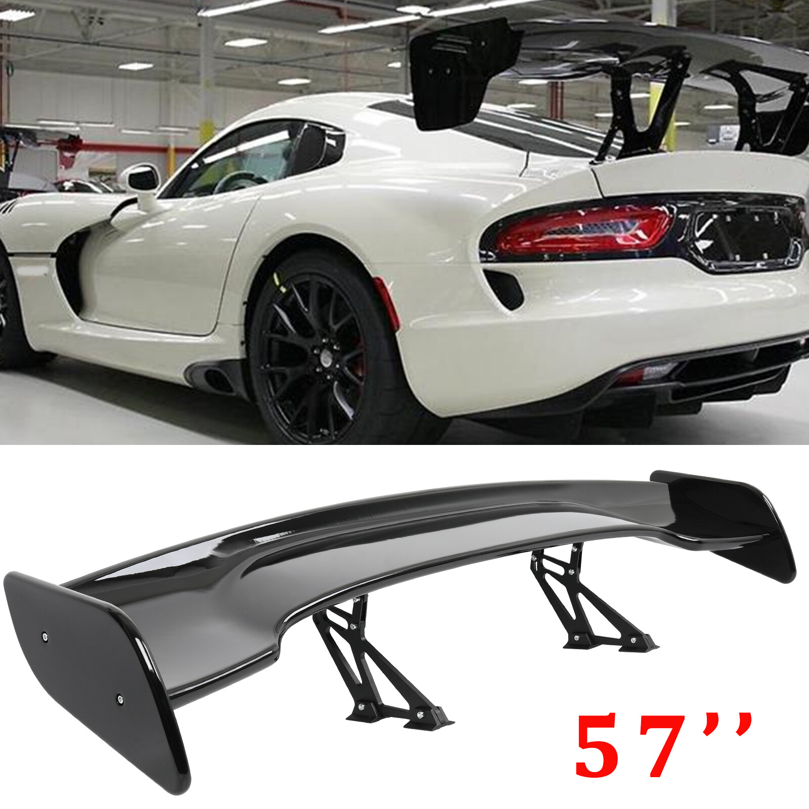 Rear Trunk GT Racing Spoiler 57\