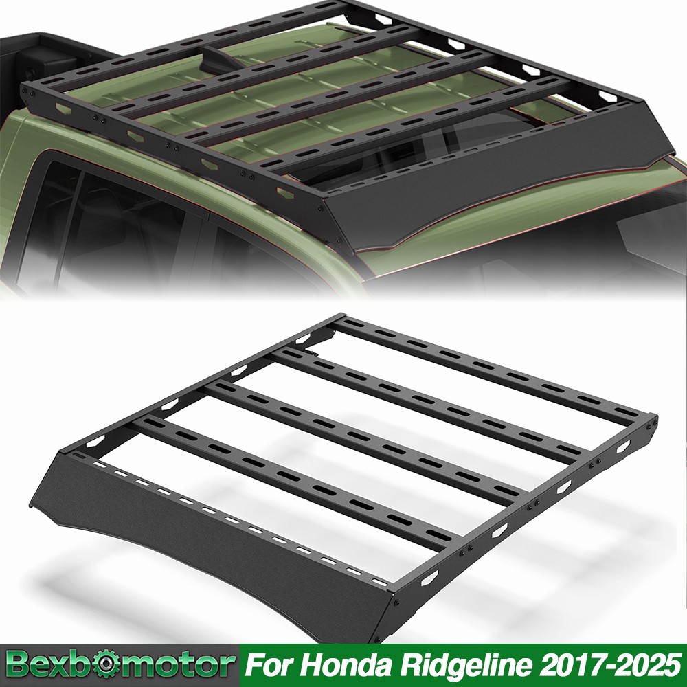 For 2017-2025 Honda Ridgeline Steel Roof Rack Cargo Luggage Storage Cross Bar