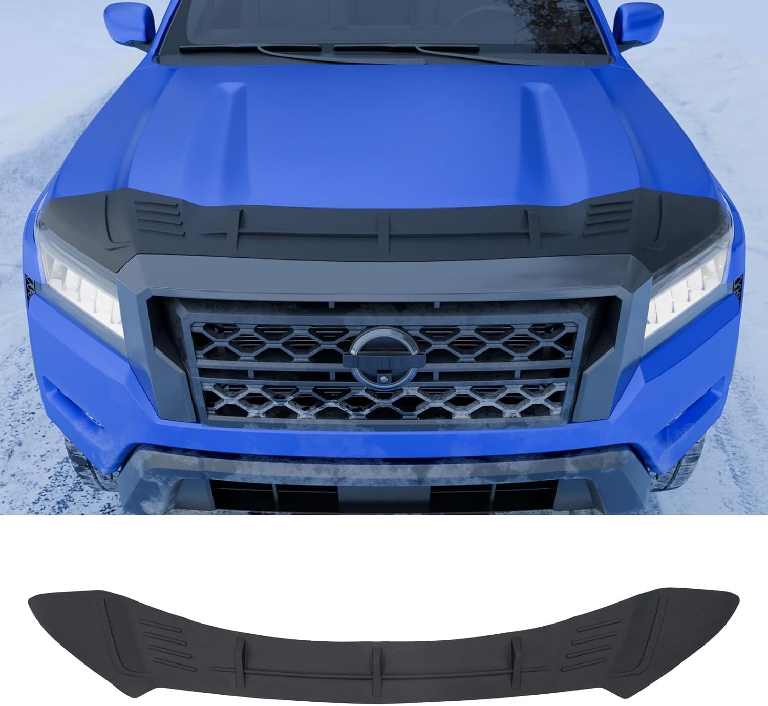 For 2022-2025 2026 Nissan Frontier Hood Protector Hood Shield TPE Hood Deflector For 2022-2025 2026 Nissan Frontier Hood Protector Hood Shield TPE Hood Deflector