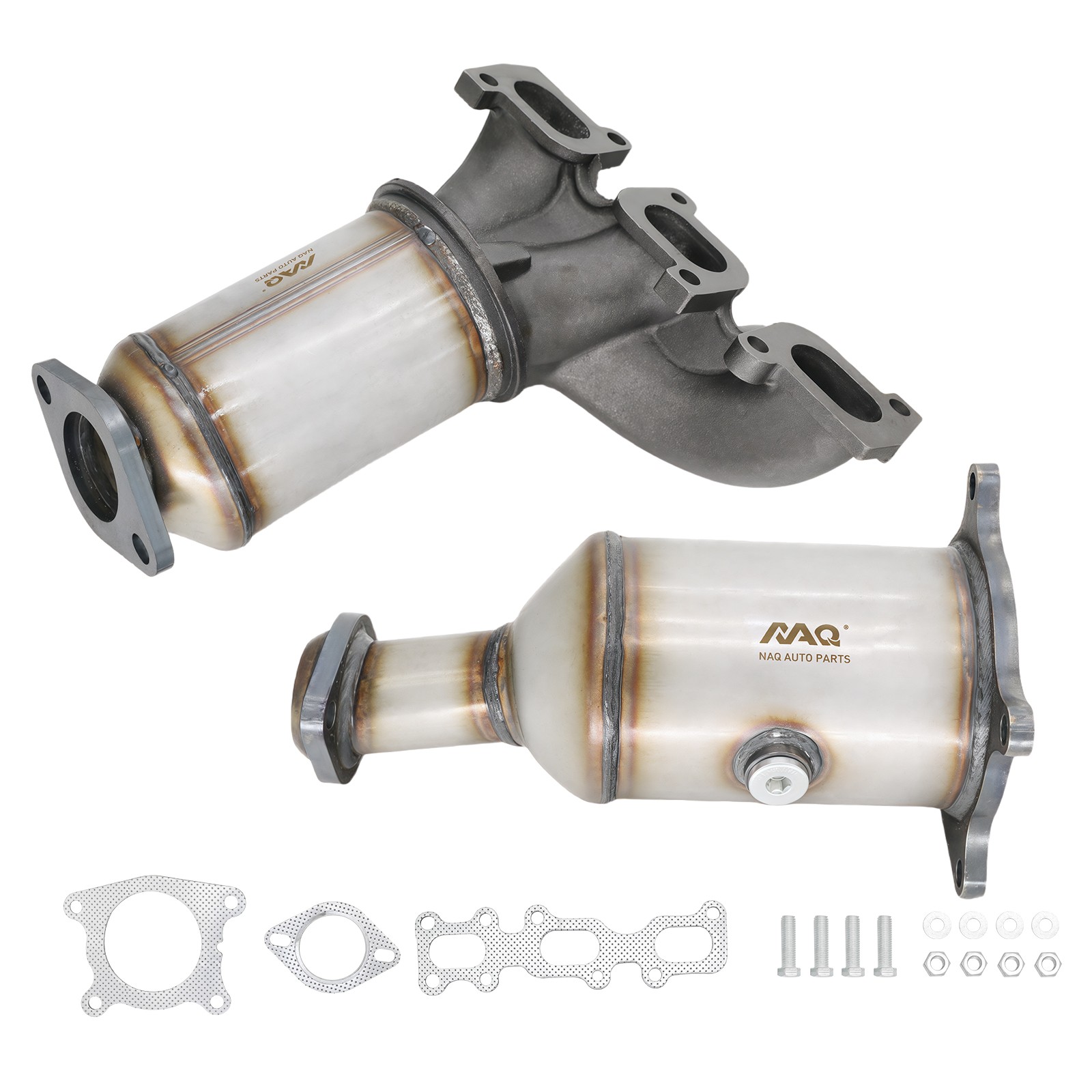 2PCS Front Rear Catalytic Converter For 2011-2014 Ford Edge 3.5L 3.7L MKX 3.7L