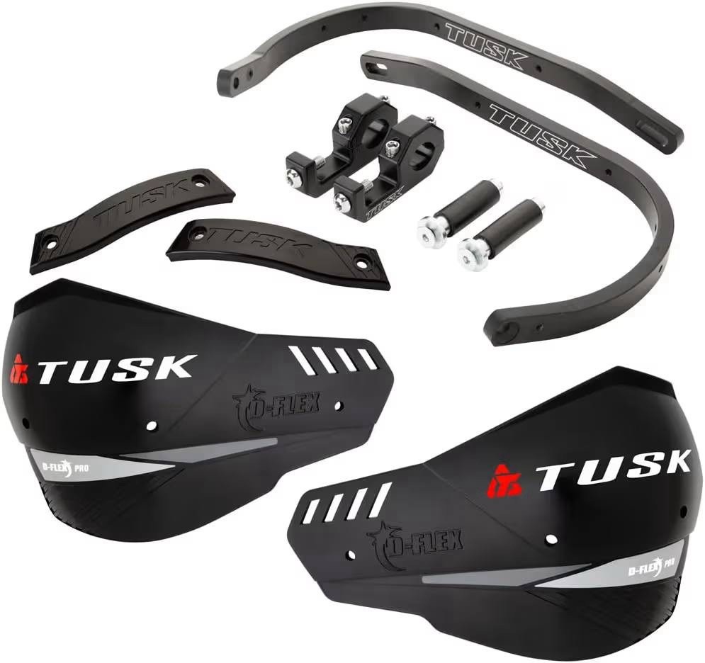 Tusk D-Flex Pro Handguards Black Aluminum for Kawasaki KLR650 1997-2025 7/8in Tusk D-Flex Pro Handguards Black Aluminum for Kawasaki KLR650 1997-2025 7/8in