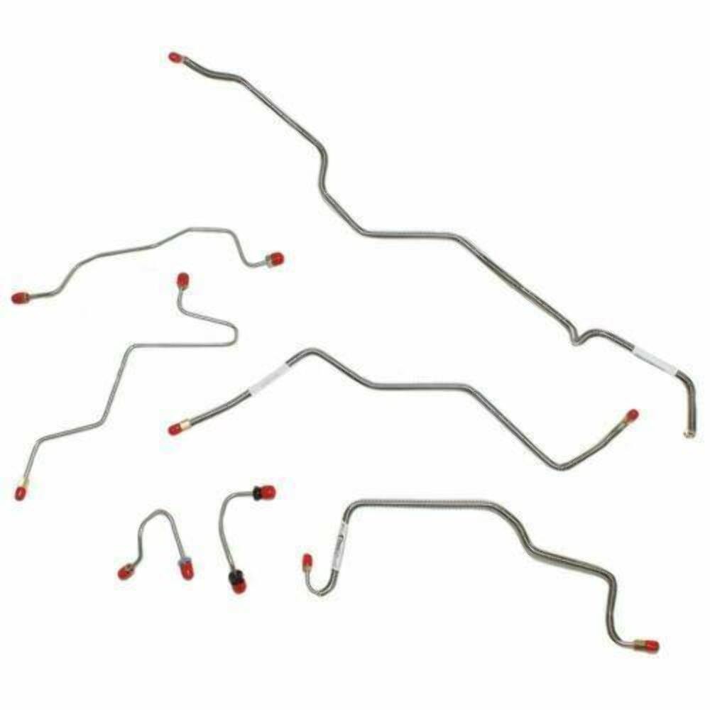 For Dodge W250 1981-1992 Front Brake Lines 4WD Rear ABS Stainless WKT9201SS-CPP