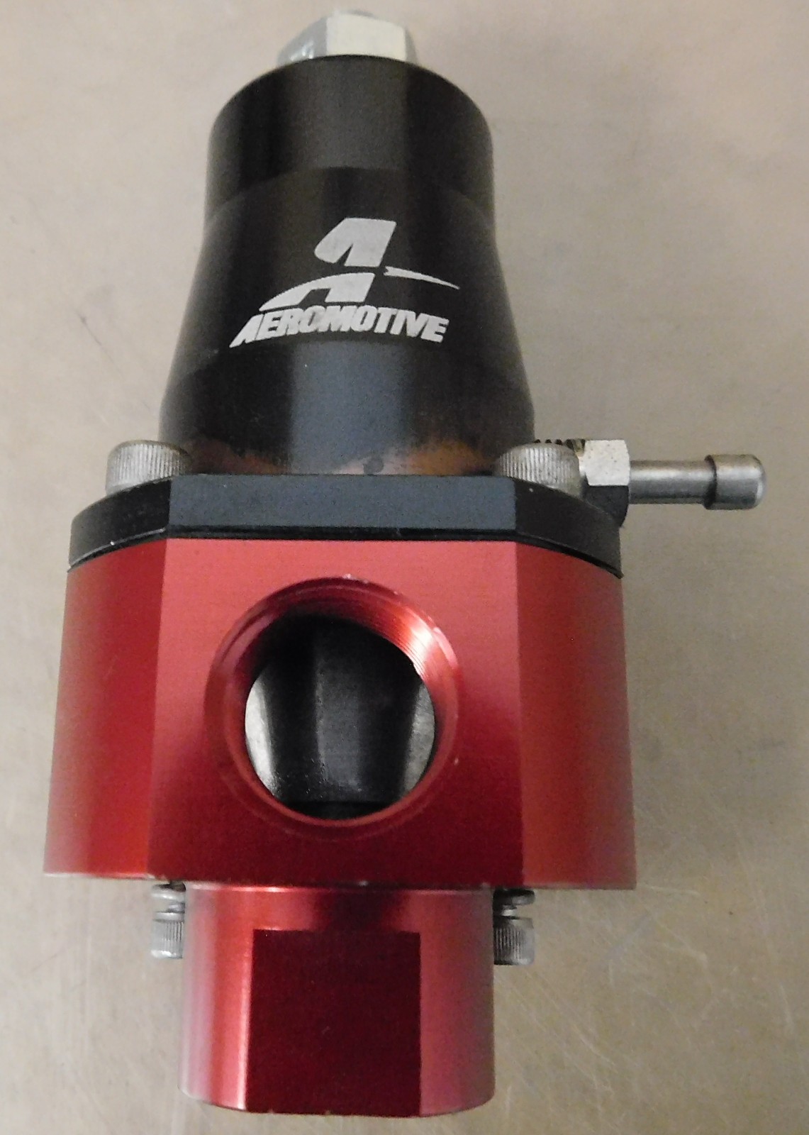 Aeromotive 13301 Billet Bypass Fuel Press Regulator, 3-65Psi Adj, 3/8\ Aeromotive 13301 Billet Bypass Fuel Press Regulator, 3-65Psi Adj, 3/8\