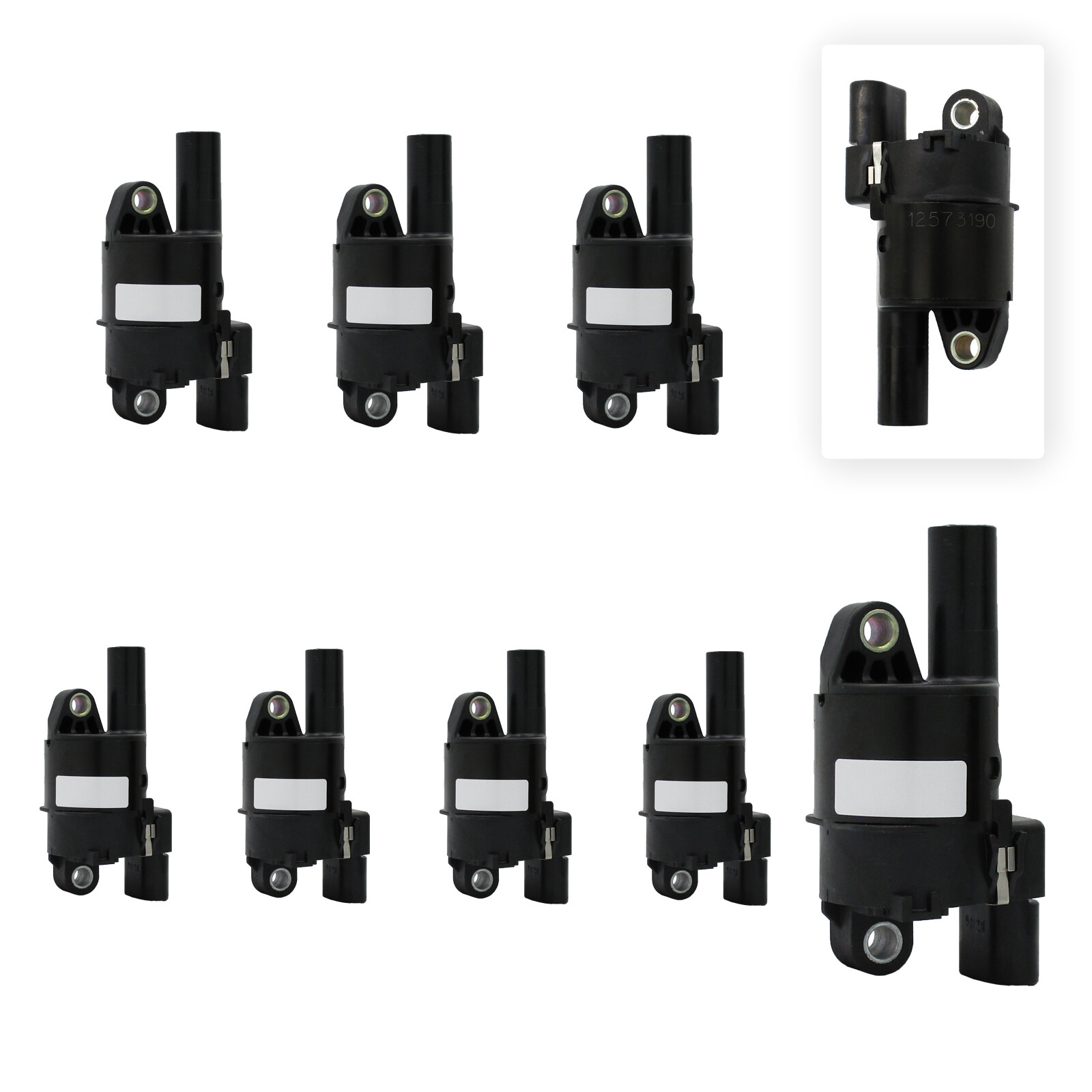 8 GM 12573190 Ignition Coils For LS2 LS3 LS4 LS7 Engines