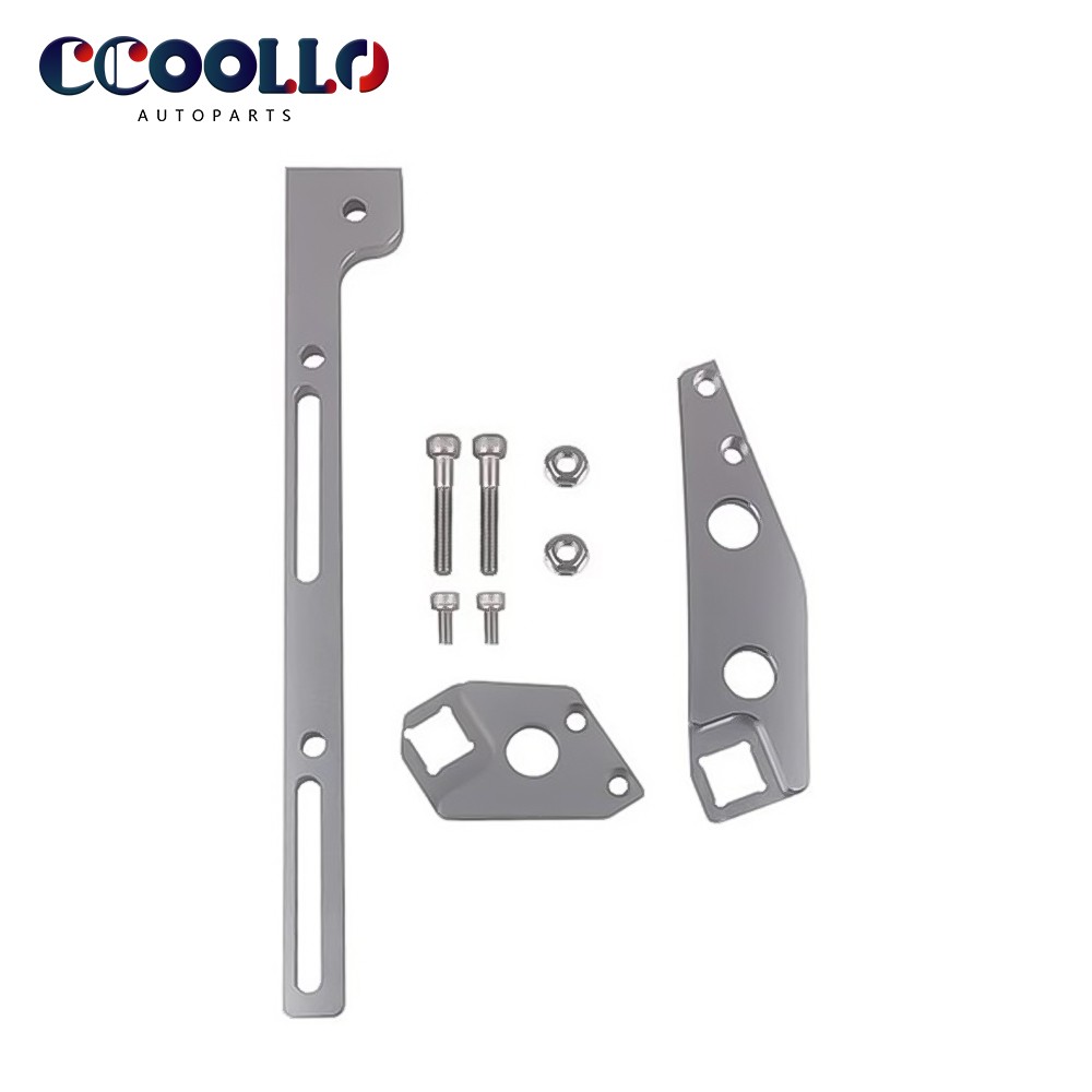 LS1 Throttle Cable Bracket For Manifold Support 102mm Sheet Metal Intake Silver