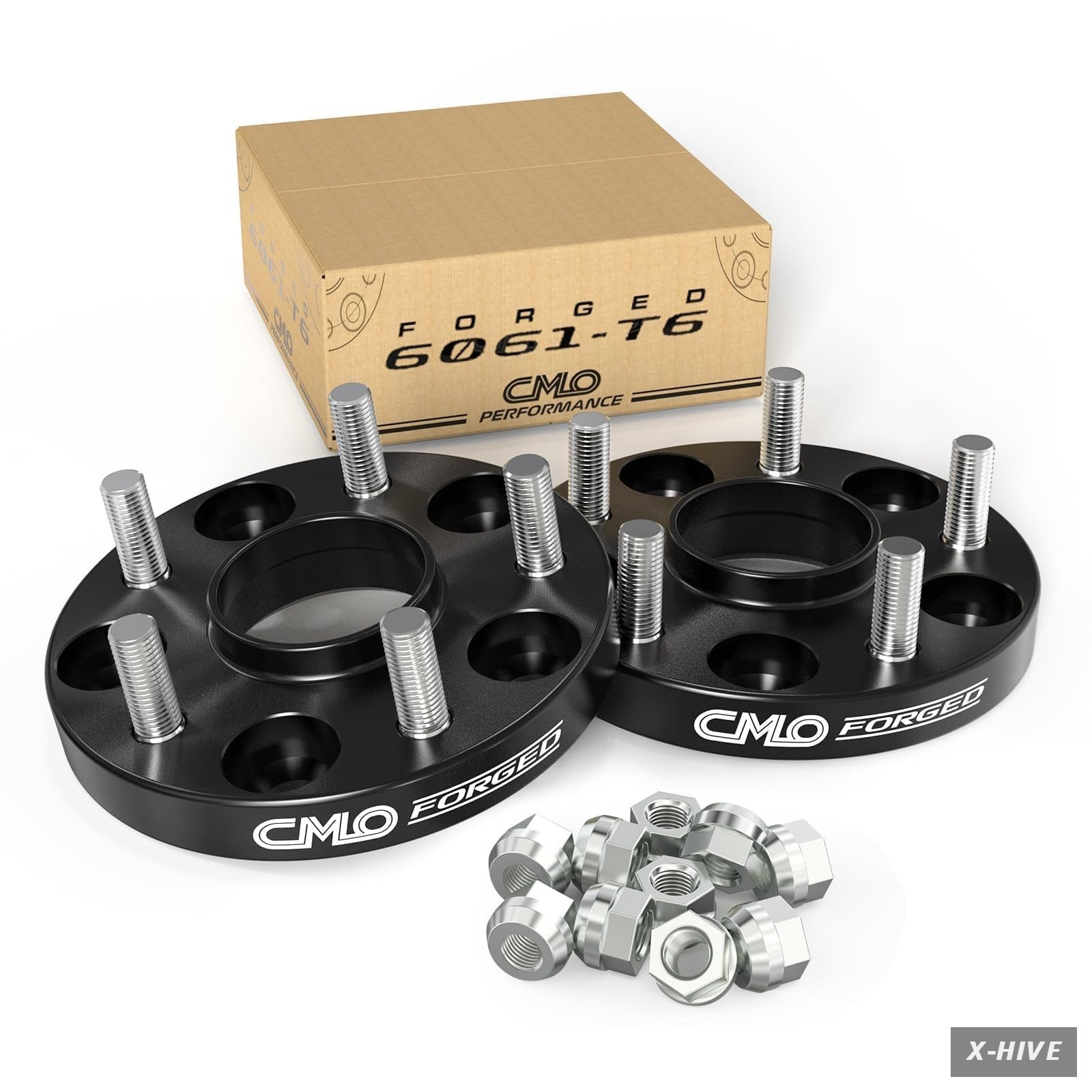 Customadeonly 5x120 to 5x112 Hubcentric Wheel Adapters Black (2pcs 20mm Thick...