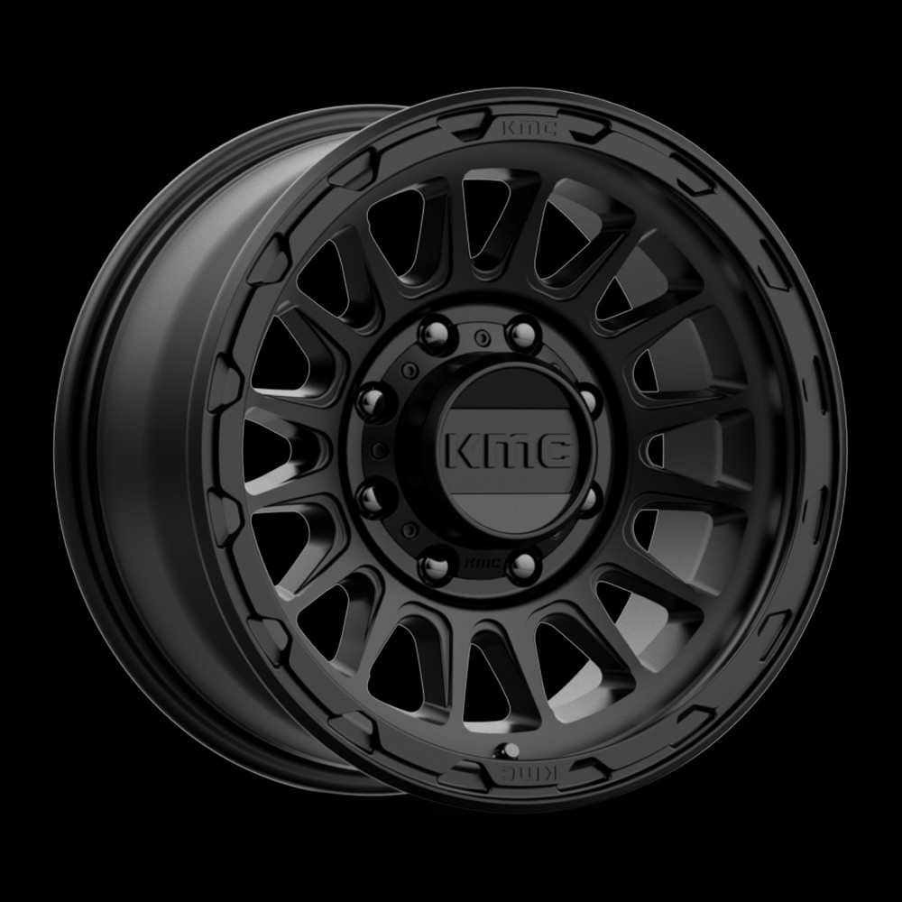 17x8.5 KMC KM542 IMPACT Satin Black Wheel 8x170 (0mm)