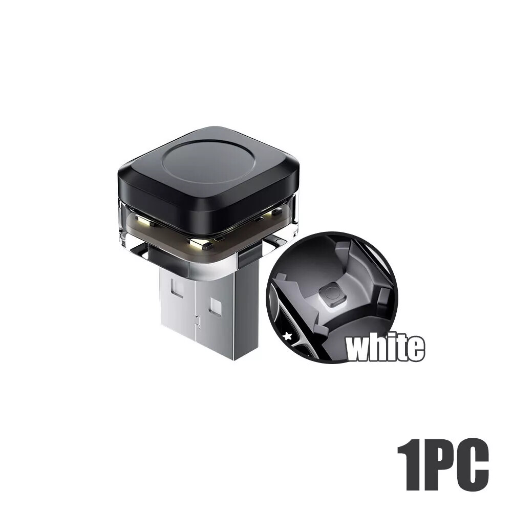 1x USB Mini LED Light Car Interior Accessories Neon Atmosphere Ambient Lamp Bulb