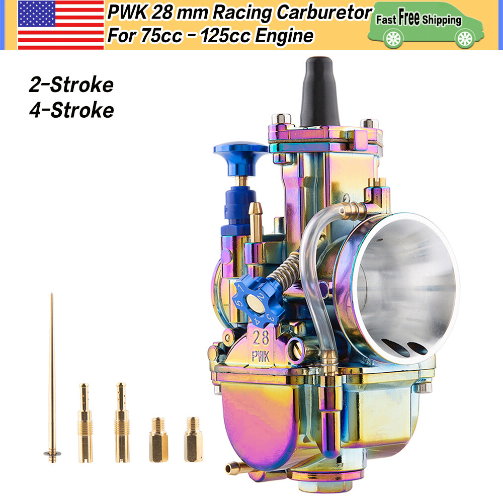 PWK 28 28mm Carburetor 4stroke For 75cc - 125cc Dirt Bike ATV Racing Motorcycle